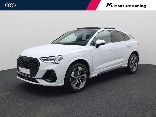 Audi Q3 Sportback 45 TFSIe 245pk S Line · Panoramadak · Leder · Adaptieve dempers · Adaptive Cruise Control · Dodehoeksensor ·