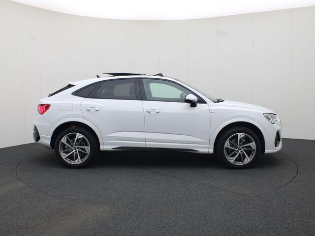 Audi Q3 Sportback 45 TFSIe 245pk S Line · Panoramadak · Leder · Adaptieve dempers · Adaptive Cruise Control · Dodehoeksensor ·