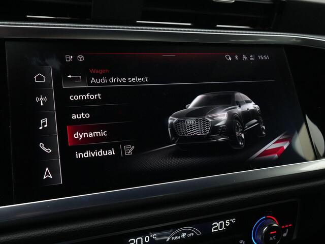 Audi Q3 Sportback 45 TFSI e 245 pk S-tronic S Edition | Panoramadak | Standkachel | Optiekpakket zwart | Achteruitrijcamera | Side Assist | 20 inch