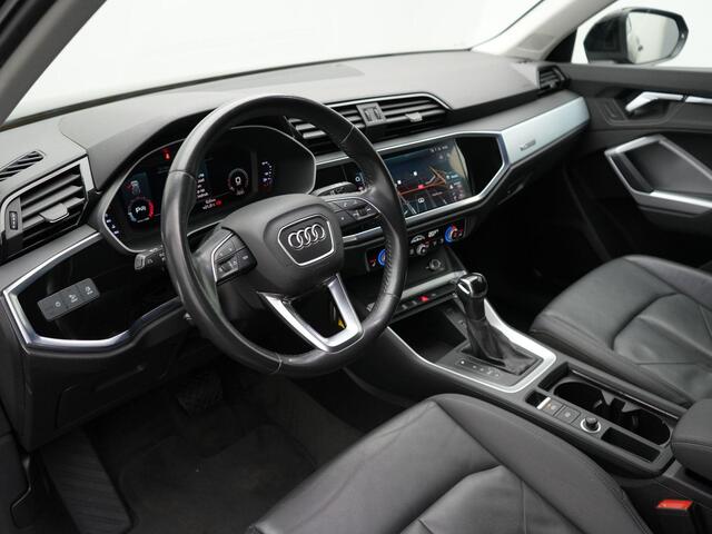 Audi Q3 35 TFSI 150 pk S-tronic Advanced | Matrix LED | Leder | Parkeersensoren voor/achter | Stoelverwarming | Cruise Control | Side Assist | 18 inch