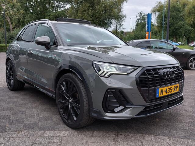 Audi Q3 40 TFSI 190pk Quattro Edition One | Navi | Cruise | Led Matrix | Leder+Stoelverwarming | Panorama Schuifdak | Keyless Entry | Dodehoek+Rijstrooksensor | Pdc+Assist+Camera | 21''lm | Trekhaak
