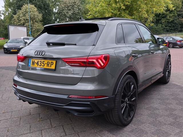 Audi Q3 40 TFSI 190pk Quattro Edition One | Navi | Cruise | Led Matrix | Leder+Stoelverwarming | Panorama Schuifdak | Keyless Entry | Dodehoek+Rijstrooksensor | Pdc+Assist+Camera | 21''lm | Trekhaak