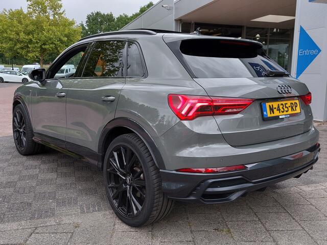Audi Q3 40 TFSI 190pk Quattro Edition One | Navi | Cruise | Led Matrix | Leder+Stoelverwarming | Panorama Schuifdak | Keyless Entry | Dodehoek+Rijstrooksensor | Pdc+Assist+Camera | 21''lm | Trekhaak