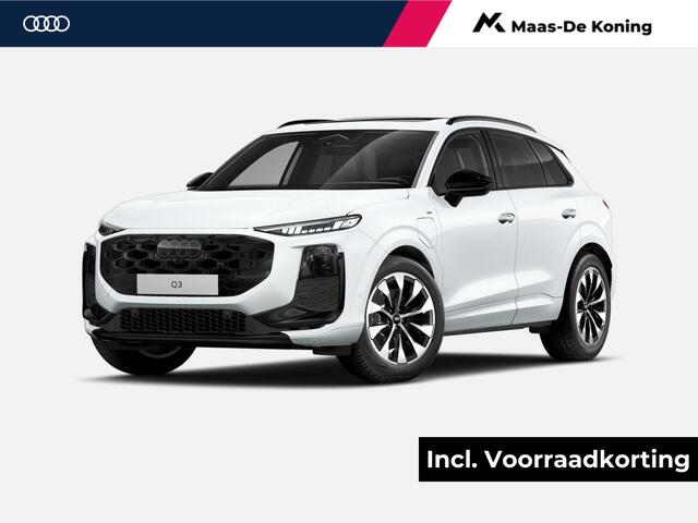 Audi Q3 1.5 200kW e-hybrid S edition 272 PK · Panorama-glasdak · Techniekpakket plus · Optiekpakket zwart-glanzend