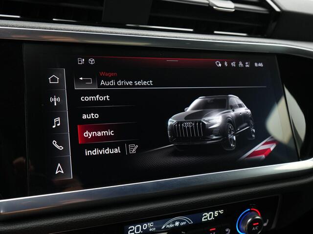 Audi Q3 45 TFSI e 245 pk S-tronic S edition | Panoramadak | SONOS sound | Achteruitrijcamera | Sportstoelen | LED Koplampen | Adaptive Cruise | 20 inch