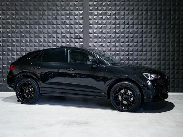 Audi Q3 Sportback 45 TFSI e S line | Pano | All Black | 20" | Keyless | Sfeerv. | Side |