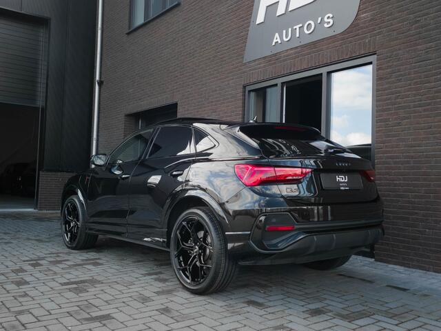 Audi Q3 Sportback 45 TFSI e S line | Pano | All Black | 20" | Keyless | Sfeerv. | Side |