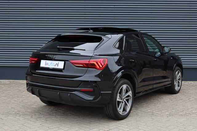 Audi Q3 Sportback 45 TFSI e 245PK S-Line Pano/LED/Keyless/Camera/Optiek+/Elek. klep/dodehoek/ACC/19"