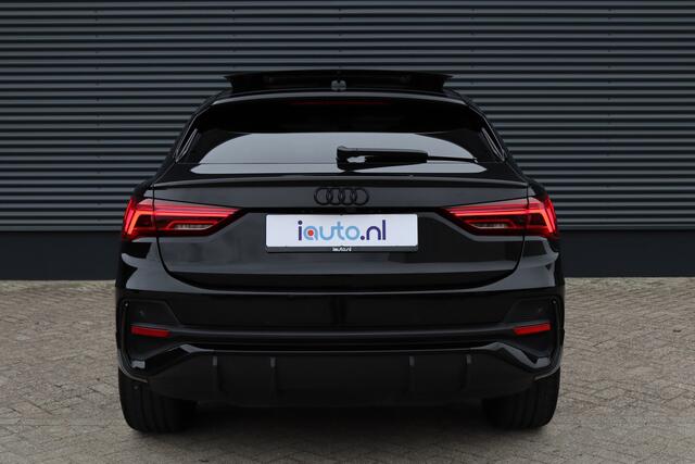 Audi Q3 Sportback 45 TFSI e 245PK S-Line Pano/LED/Keyless/Camera/Optiek+/Elek. klep/dodehoek/ACC/19"