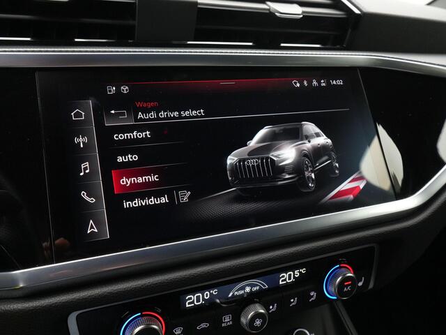 Audi Q3 45 TFSI e 245 pk S-tronic Business Edition | Standkachel | Trekhaak | Sportstoelen | Stoelverwarming | Onderstel adaptieve demping | 19 inch