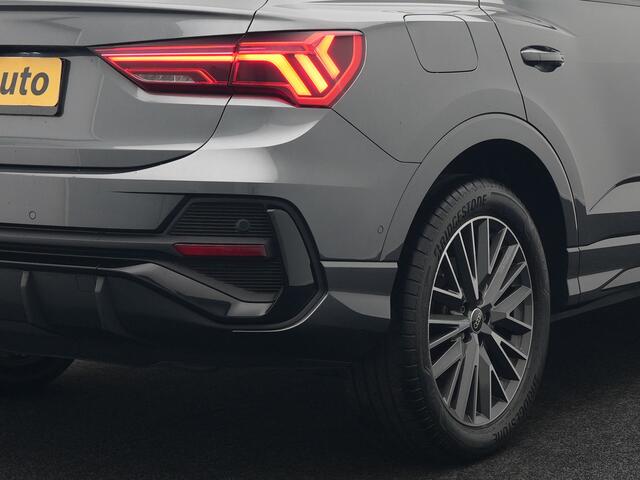 Audi Q3 Sportback 45 TFSI e S Line Plug In Hybrid 245pk Dealer O.H PHEV | Camera | Lederen Sportstoelen Verwarmd | Virtual Cockpit | Navigatie | Blis | Keyless | Cruise Control | Lane Assist | DAB |