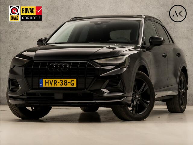Audi Q3 35 TFSI S Line Sport 150Pk Automaat (2X S-LINE, PANORAMADAK, BLACK EDITION, APPLE CARPLAY, LEDER, ELEK SPORTSTOELEN, GETINT GLAS, STOELVERWARMING, SFEERVERLICHTING, TREKHAAK, NIEUWSTAAT)