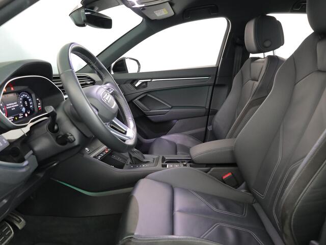 Audi Q3 Sportback 45 TFSI e Edition 245 pk S-tronic | Navigatie | Parkeersensoren (Park assist) | Achteruitrijcamera | Stoelverwarming | Adaptieve cruise control | Lederen bekleding |