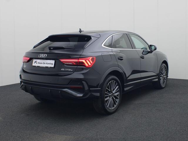 Audi Q3 Sportback 45 TFSIe 180kW/245PK · Camera · Stoelverwarming · Trekhaak · Apple/Android Car Play ·