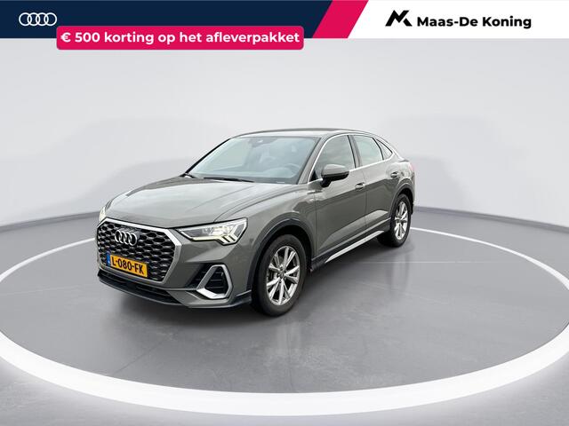 Audi Q3 Sportback 35 TFSI 150pk S Edition · Leder · Apple/Android Car Play · Adaptive Cruise Control · Stoelverwarming · Keyless · Navigatie ·