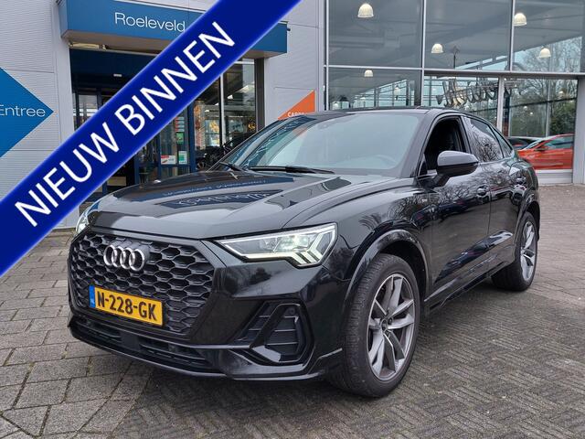 Audi Q3 Sportback 40 TFSI 190pk Quattro S-Edition | Navi | Apple Carplay+Android Auto | Clima | Adap.Cruise | Led Koplampen | Panorama Schuifdak | Leder+Verwarmd | Dodehoek+Rijstrooksensor | Pdc V+A+Camera