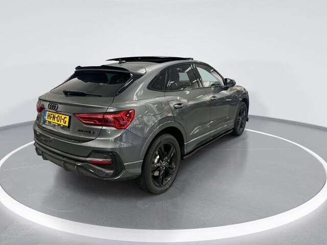 Audi Q3 Sportback 45 TFSIe 245pk S-tronic Advanced Edition · Camera · Apple/Android Car Play · S-line Exterieur · Dodehoek Detectie · Maxton Design · Elek. Trekhaak · 19'' Inch · Garantie t/m 28-07-2027 of 120.000km