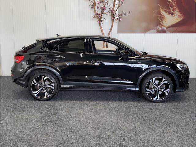 Audi Q3 SPORTBACK 45 TFSI E S EDITION NAVIGATIE CRUISE CONTROL PANORAM SCHUIF/KANTELDAK APPLE CARPLAY/ANDROID RIJSTROOKSENSOREN DODEHOEKSENSOREN ACHTERUITRIJCAMERA ZEER MOOI !! 3010