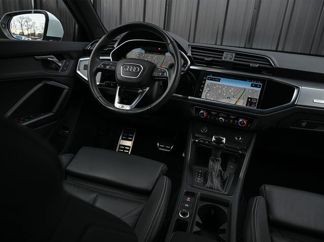 Audi Q3 Sportback 45 TFSI e S Edition · Panoramadak · Leder · Achteruitrijcamera · Stoelverwarming · Climate control · 20 Inch