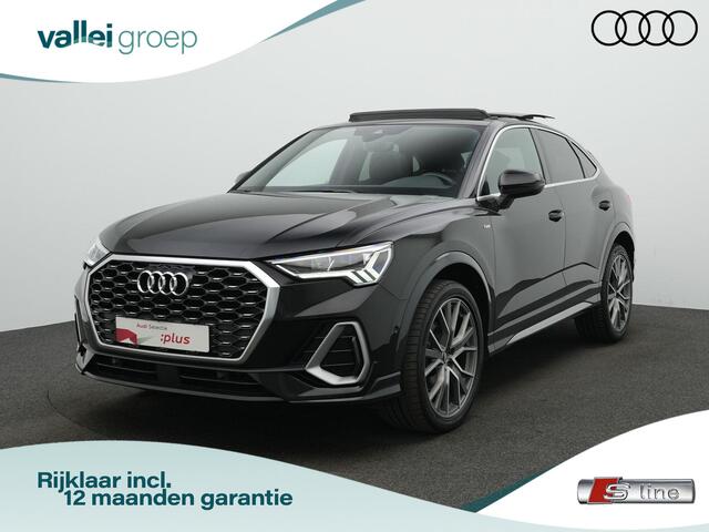 Audi Q3 Sportback 35 TFSI 150 pk S-tronic S-Line | Panoramadak | Trekhaak | Standkachel | Elektr. verstelbare stoel | Leder/alcantara | Achteruitrijcamera | Stoelverwarming