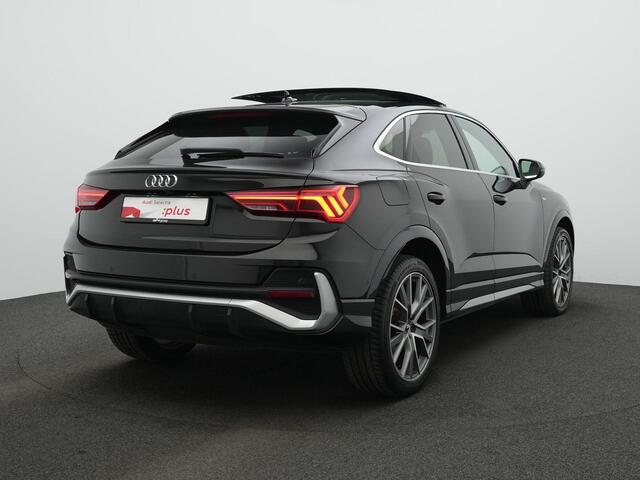 Audi Q3 Sportback 35 TFSI 150 pk S-tronic S-Line | Panoramadak | Trekhaak | Standkachel | Elektr. verstelbare stoel | Leder/alcantara | Achteruitrijcamera | Stoelverwarming