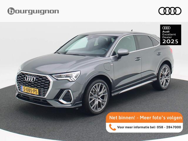 Audi Q3 Sportback 45 TFSi e 245 Pk Automaat S-Line | Cruise Control | Climate Control | Navigatie | LED | Camera | 20 Inch | 34.558 Km!!