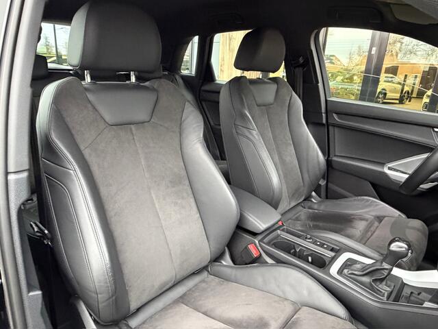 Audi Q3 35 TFSI 150pk S-tronic S-line | Alcantara | Keyless | Dode hoek | Elek. Achterklep | Camera | Rijklaar incl. 1 jaar Bovag garantie