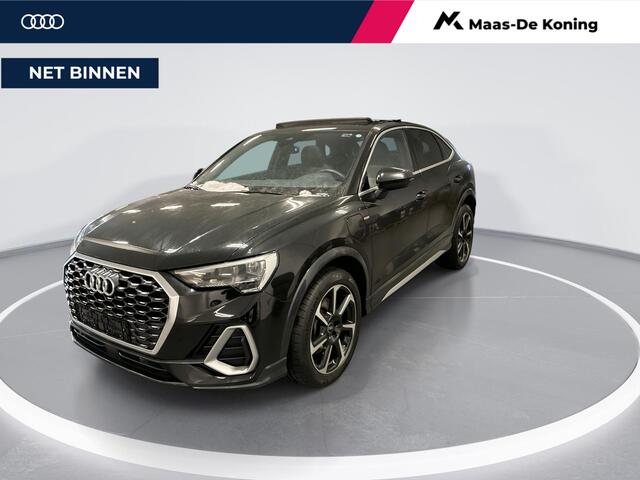 Audi Q3 Sportback 45 TFSIe 245pk S-tronic S Edition · Panoramadak · Elek. Achterklep · Dodehoek Detectie · Lederen Bekleding · Cruise Control · P-Sensoren · 19'' Inch ·