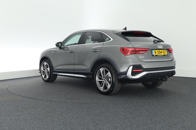 Audi Q3 Sportback 35 TFSI 150pk S-Tronic Pro Line S Trekhaak Stoelverwarming ACC Carplay Virtual Cockpit S-Line