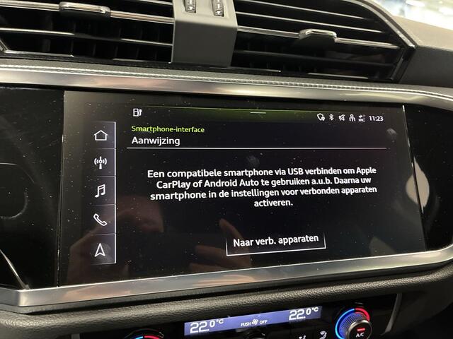 Audi Q3 Sportback 45 TFSIe 245pk S-tronic Edition · Camera ·Apple/Android Car Play · Dodehoek Detectie · Keyless · Navigatie · 20'' Inch ·