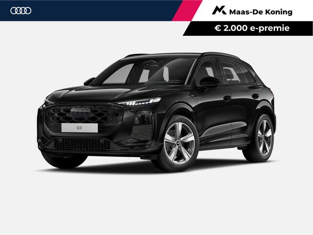 Audi Q3 1.5 TFSI e-hybrid S edition 272 PK · Techniekpakket plus · Optiekpakket zwart · Sportstuur afgevlakt, verwarmbaar