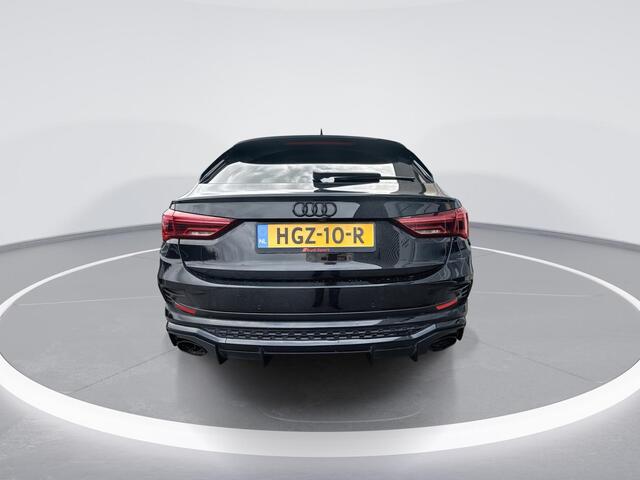 Audi Q3 Sportback 45 TFSI e 245pk S Edition · Panoramadak · Trekhaak · Apple Carplay/Android Auto · Bang & Olufsen · Adaptive Cruise Control · Camera · Keyless · Dodehoeksensoren · RS Q3 Uitlaatsierstukken