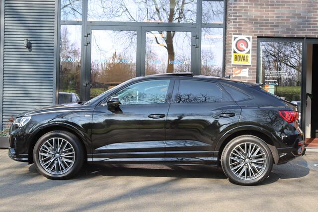 Audi Q3 Sportback 35 TFSI S-Line Optiek Black Pano/Leder/LED/ACC/Camera/Virtual Cockpit+/19"/Trekhaak wegkl.