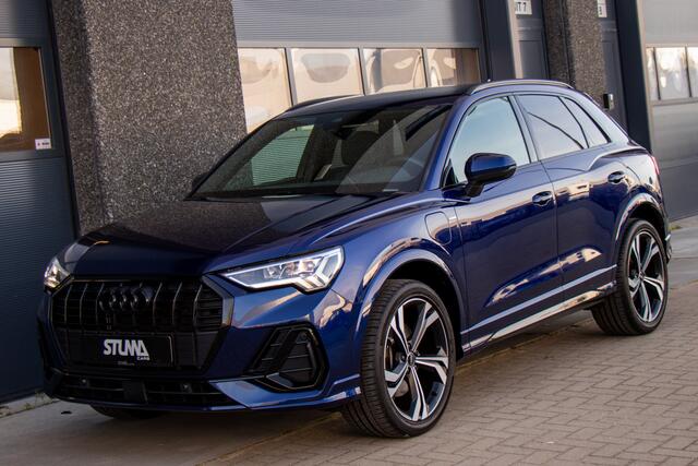 Audi Q3 45 TFSI e S edition | S-Line | 20 Inch | Keyless | Memory Seats | DAB | Matrix LED | Virtual | Sfeer | Sonos Audio | Navarra Blue | Carplay | ACC | Dode Hoek | Dealer Onderhouden | BTW | Garantie