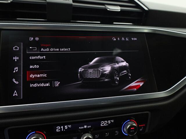 Audi Q3 Sportback 45 TFSIe 180kW/245PK S Line · Camera · Apple/Android Car Play · Adaptive Cruise Control ·Leder · Stoelverwarming · Garantie t/m 05-04-2027 of 100000km