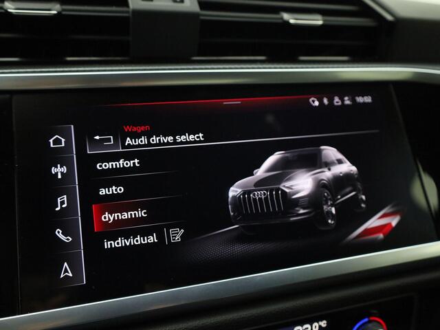 Audi Q3 45 TFSIe 180kW/245PK S Line · Panoramadak · Trekhaak · SONOS · Navigatie · Elektrische stoelverstelling · Drive select