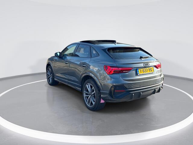 Audi Q3 Sportback 45 TFSI e 245pk S Edition · Panoramadak · Camera · Trekhaak wegklapbaar · Dodehoeksensor · Stoelverwarming · Apple/Android Car Play · Garantie t/m 21-06-2027 of 100.000km