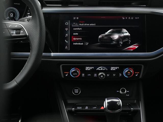 Audi Q3 45 TFSI e 245 pk S-tronic S-Line | Panoramadak | Leder | Stoelverwarming | Adaptive Cruise | Navigatie | Parkeersensoren voor/achter