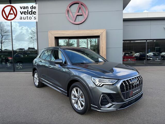 Audi Q3 45 TFSI e S-line | Panoramadak | Leder | Sonos | Carplay | Led | Camera | Dode hoek | Elek. achterklep | Rijklaar incl. garantie