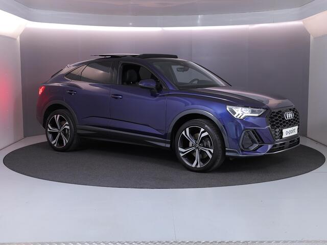 Audi Q3 Sportback 45 TFSI e S Edition 245 pk S-tronic | Navigatie | Panoramadak | Parkeersensoren | Achteruitrijcamera | Adaptieve cruise control | Lichtmetalen velgen 20" |