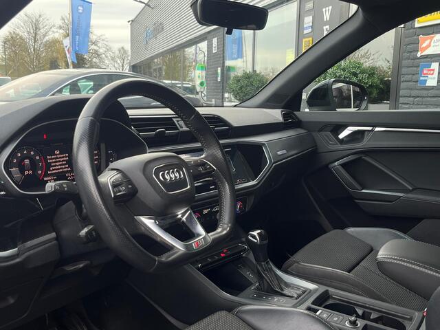 Audi Q3 35 TFSI 3x S Line Pro, Automaat, Pano, CarPlay, Camera, Cruise, Virtual Cockpit