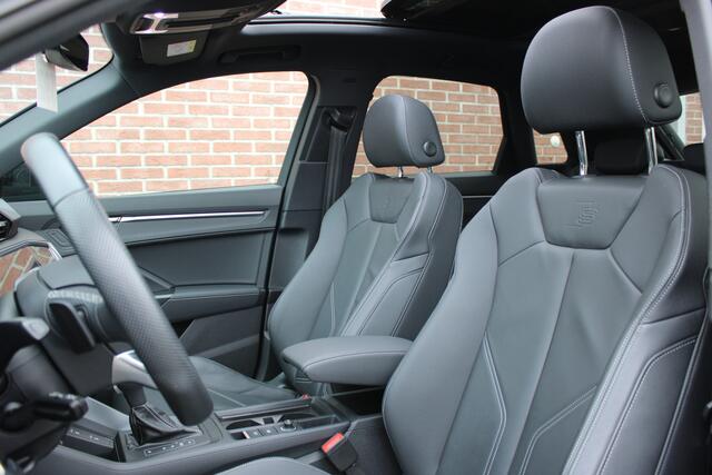 Audi Q3 45 TFSI e 245PK S edition |PANO-DAK|LEER|TREKHAAK|BLACK-OPTIC|