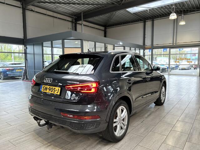 Audi Q3 1.4 TFSI CoD Sport Advance Sport | Trekhaak | Automaat | S-Line | Cruise | Clima | Navi | Elekt. achterklep | 18" LMV |