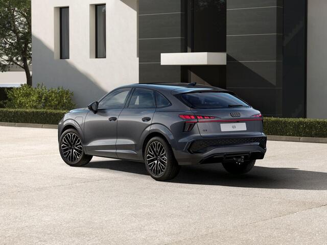 Audi Q3 Sportback 1.5 200kW e-hybrid S edition | Wordt verwacht | Panoramadak | Trekhaak | Tech Plus | Keyless | Parkeerassistent Plus | Sfeerverlichting | Navigatie Plus |