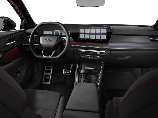 Audi Q3 Sportback 1.5 200kW e-hybrid S edition 272 PK · Tech pro · Glazen panoramadak · Sportstoelen alcantara met rode stiksels