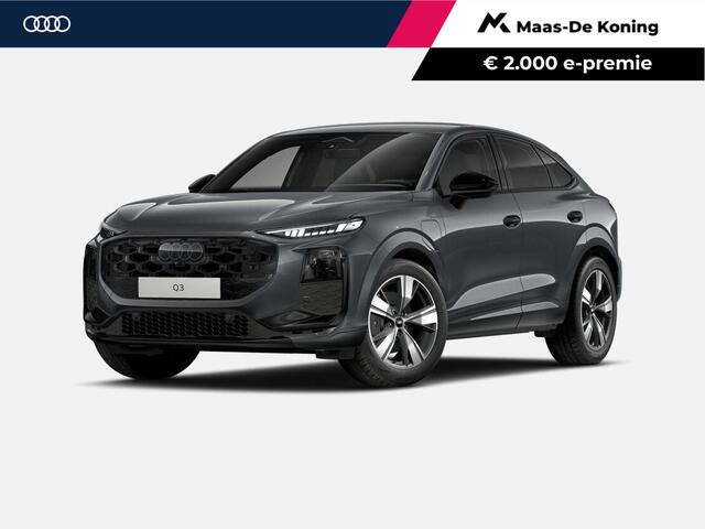 Audi Q3 Sportback 1.5 200kW e-hybrid S edition 272 PK · Tech plus · Privacy glas · Verwarmbaar stuurwiel