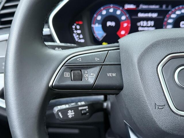 Audi Q3 35 TFSI Advanced edition | 150 PK | Adaptieve cruise control | Matrix LED | Panorama dak | Sfeerverlichting | Elektrisch verstelbare stoelen | Volleder |