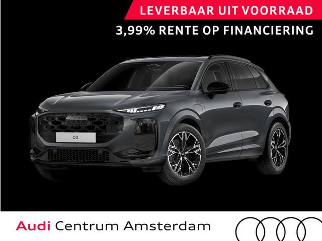 Audi Q3 S edition e-hybrid 272 pk | Panorama-glasdak | Optiekpakket zwart-glanzend | Sportstoelen zwart leder | Techniekpakket plus |