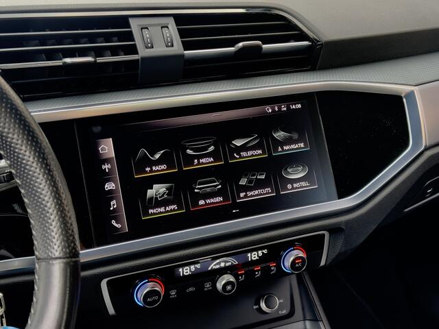 Audi Q3 35 TFSI AUT7 2X S-LINE LEDER NAVI CAMERA DIGI-DASH APPLE-CARPLAY LED 19 INCH-LMV PDC