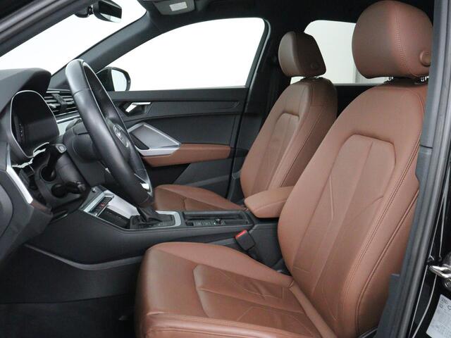 Audi Q3 45 TFSIe Advanced edition | SOH 95,2% | Leder | Stoelverwarming | Carplay | Keyless | Navigatie | Virtual Cockpit | Parkeerhulp | Climate control | Bluetooth | Cruise control | Getint glas | PHEV | Plug In